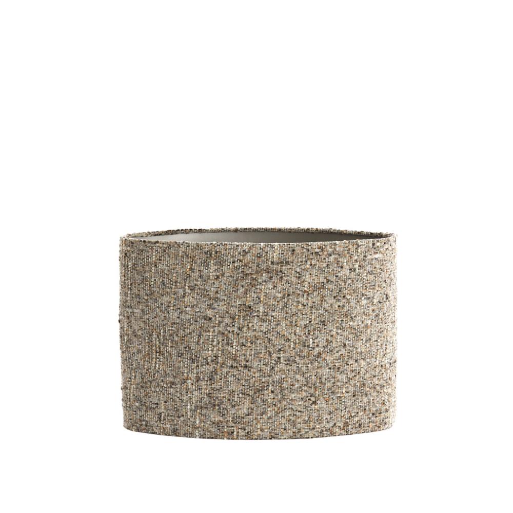 light & living Kap ovaal recht smal 45-21-32 cm OSIRE grijs-bruin