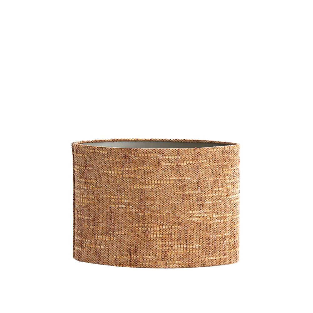 light & living Kap ovaal recht smal 45-21-32 cm OSIRE terra-bruin