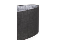 Light & Living Kap Ovaal Recht Smal 45-21-32 Cm SENDAI Zwart