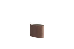 Light & Living Kap Ovaal Recht Smal 45-21-32 Cm VELOURS Chocolade Bruin