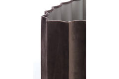 Light & Living Kap Ovaal Recht Smal 58-24-27 Cm DISLI Velvet Donker Bruin