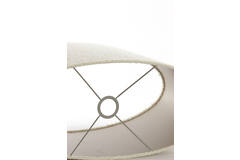 Light & Living Kap Ovaal Recht Smal 58-24-32 Cm BOLERO Wit