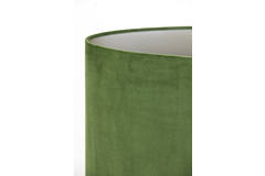 Light & Living Kap Ovaal Recht Smal 58-24-32 Cm VELOURS Dusty Green