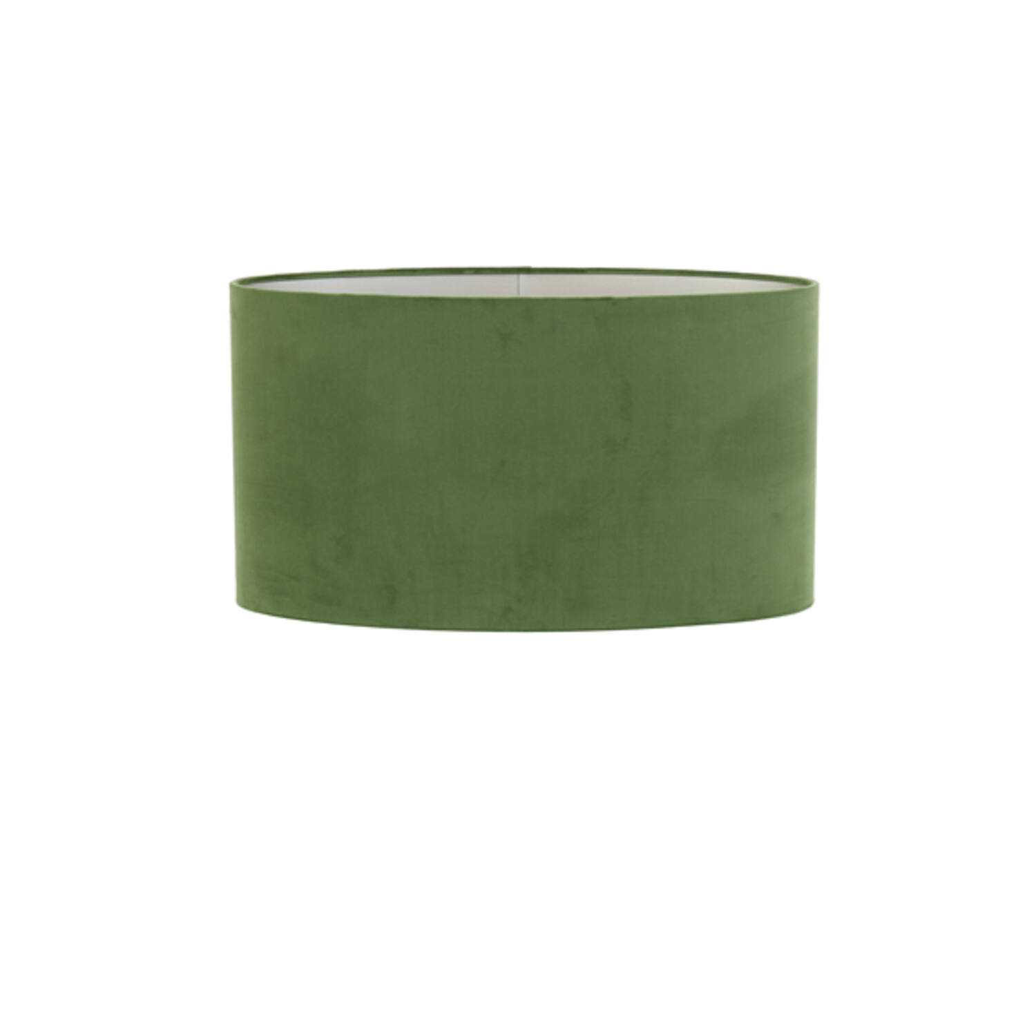 light & living Kap ovaal recht smal 58-24-32 cm VELOURS dusty green