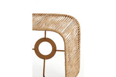 Light & Living Kap Vierkant Rond Hoog 20-20-26 Cm TOSSA Jute Naturel