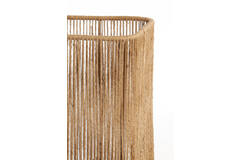 Light & Living Kap Vierkant Rond Hoog 20-20-26 Cm TOSSA Jute Naturel