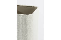 Light & Living Kap Vierkant Rond Hoog 25-25-30 Cm BOLERO Wit