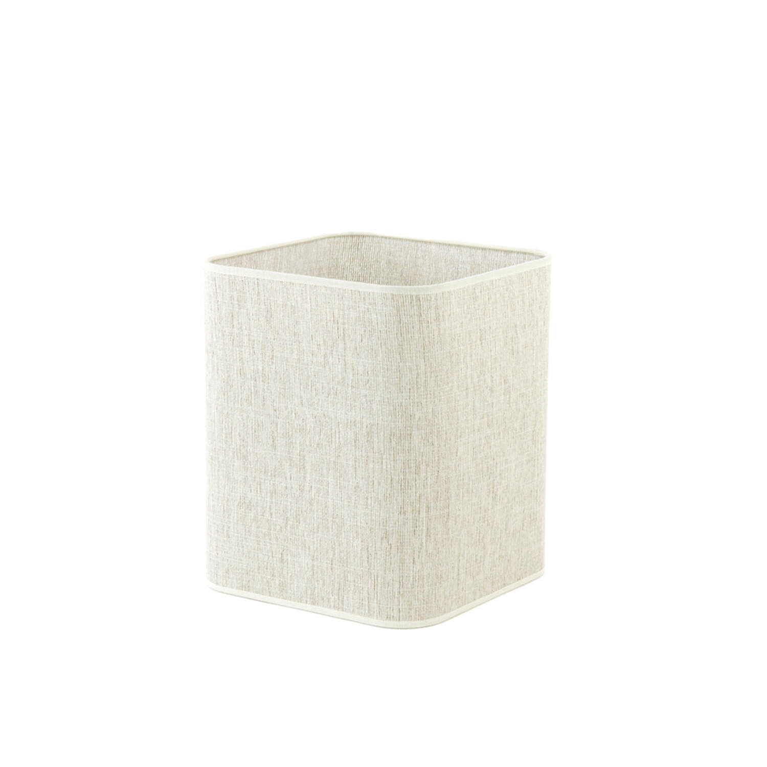 light & living Kap vierkant rond hoog 25-25-30 cm BRESKA parel wit