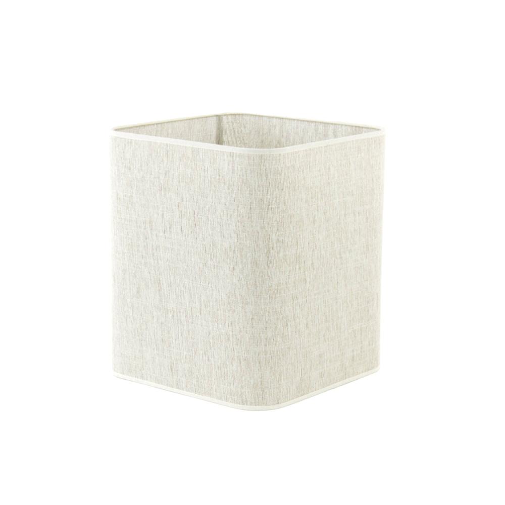 light & living Kap vierkant rond hoog 30-30-35 cm BRESKA parel wit