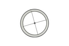 Light & Living Kap Voor Giraffe 45-45-45 Cm VELOURS Zwart-taupe