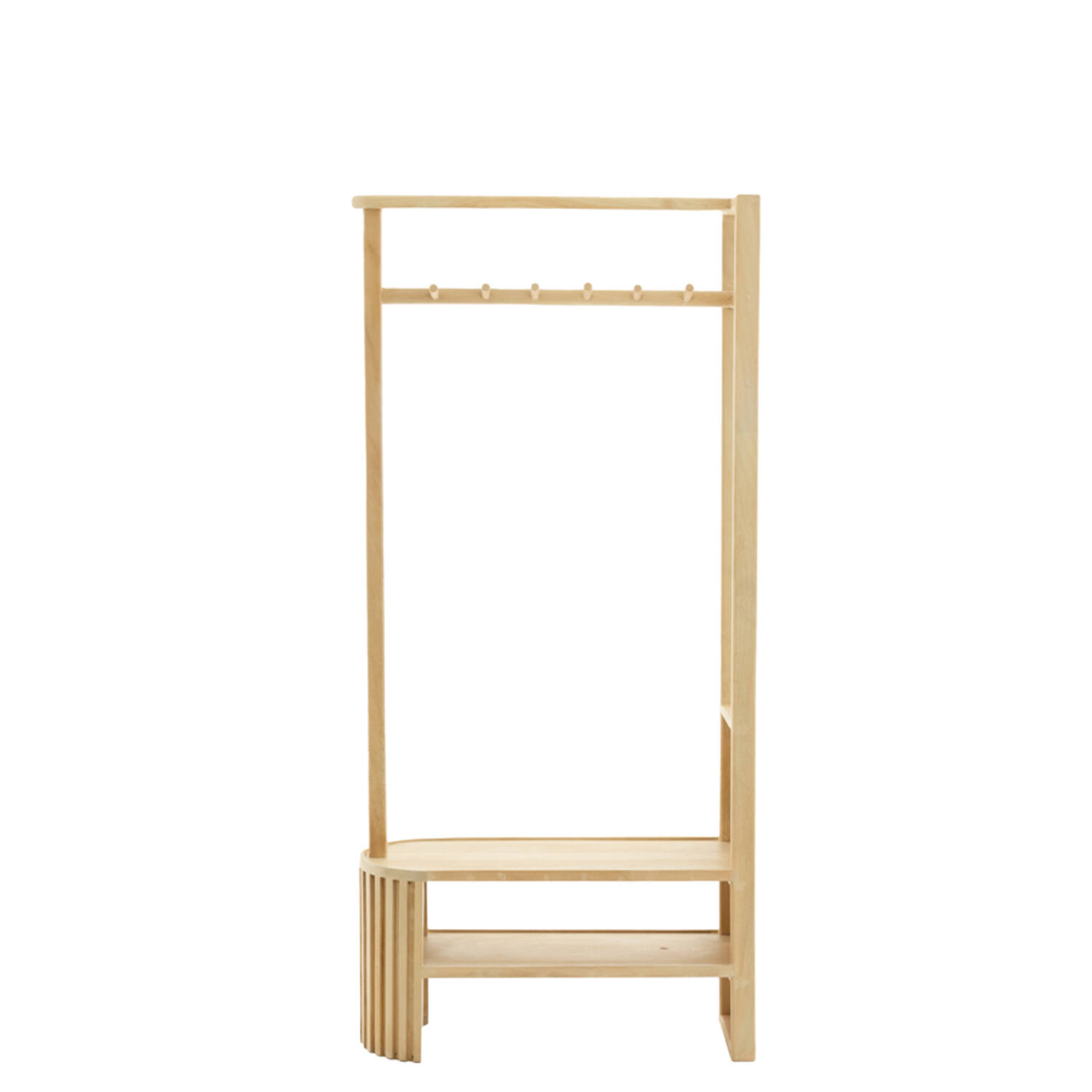 light & living Kapstok 85x30x180 cm GAIOS mango hout naturel