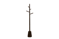 Light & Living Kapstok Ø20x152 Cm YENICE Hout Chocolade Bruin