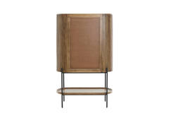 Light & Living Kast 100x40x165 Cm DUMOSI Hout Donker Bruin