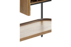 Light & Living Kast 100x40x165 Cm DUMOSI Hout Donker Bruin