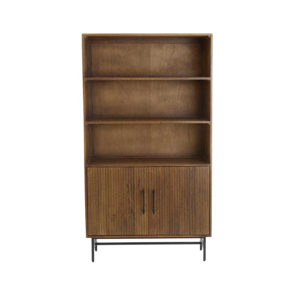 Light & Living Kast 100x40x180 Cm DUBAKU Hout Donker Bruin