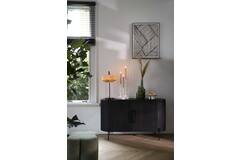 Light & Living Kast 140x40x78 Cm DUMOSI Hout Mat Zwart