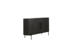 Light & Living Kast 140x40x78 Cm DUMOSI Hout Mat Zwart