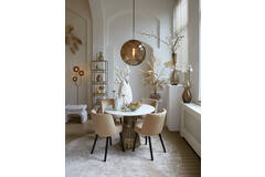 Light & Living Kast 5L 45x35x180 Cm LUCAMBO Glas+antiek Brons