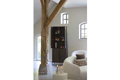 Light & Living Kast 75x40x200 Cm LILIAN Hout Donker Bruin