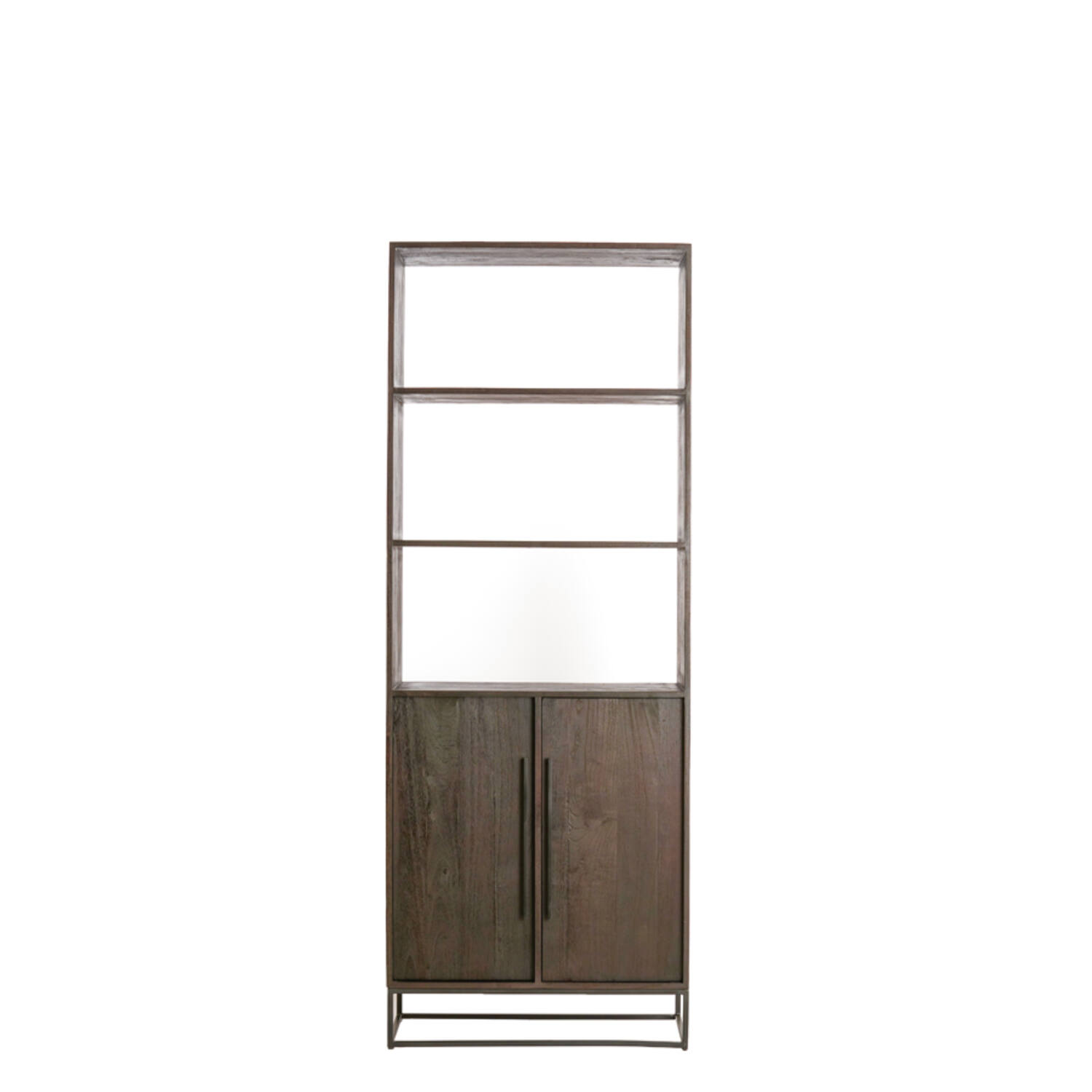 light & living Kast half open 75x40x200 cm LILIAN hout donker bruin