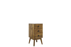 Light & Living Kast Met 3 Laden 40x40x80 Cm ESPITA Hout Olie Bruin