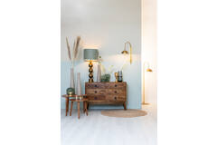 Light & Living Kast Met 6 Laden 114x40x80 Cm ESPITA Hout Olie Bruin