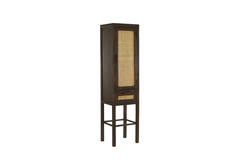 light & living Kast met lade 45x40x180 cm NIPOS mango hout donker bruin