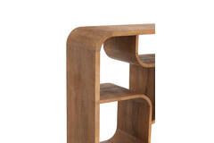 Light & Living Kast Open 100x30x200 Cm LABARE Licht Bruin