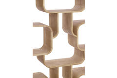 Light & Living Kast Open 100x30x200 Cm LABARE Mat Naturel