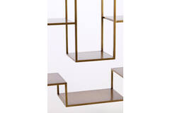 Light & Living Kast Open 100x30x205 Cm REZINA Antiek Brons