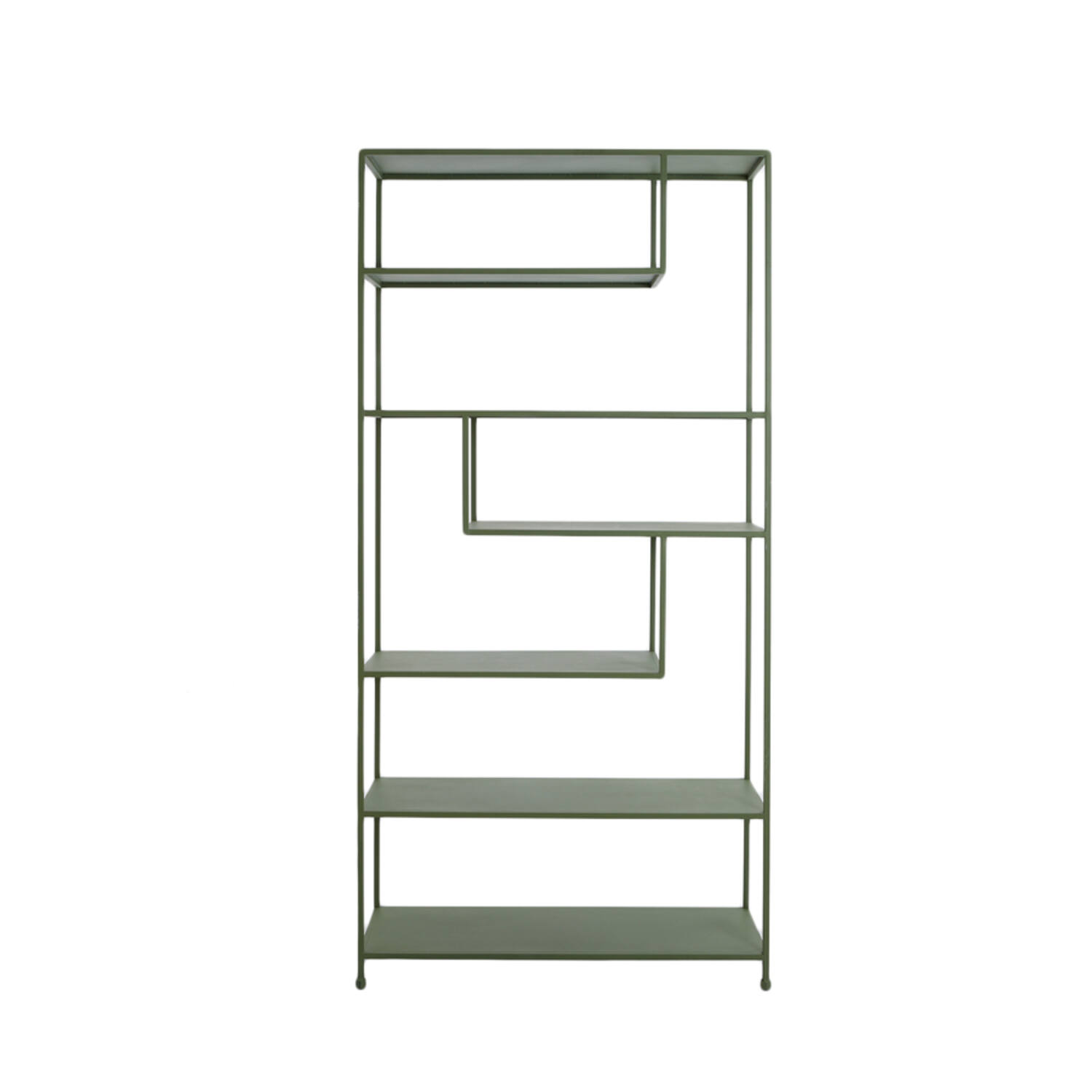 Light & Living Kast Open 100x35x203 Cm YLAYA Mat Groen