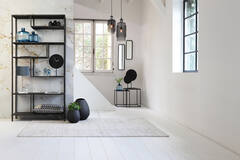 Light & Living Kast Open 100x35x213 Cm YLAYA Antiek Zwart