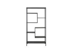 Light & Living Kast Open 101x36x200 Cm YVANA Mat Zwart
