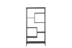 Light & Living Kast Open 101x36x200 Cm YVANA Mat Zwart