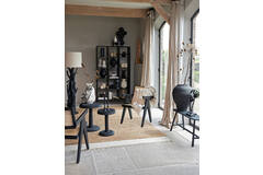 Light & Living Kast Open 106x35x190 Cm RAYNA Hout Zwart