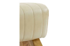 Light & Living Kruk 40x31x46 Cm RAMY Leer Zand+hout Naturel