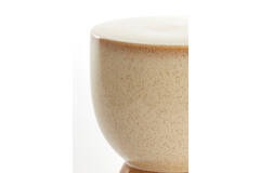 Light & Living Kruk Ø28 5x42 Cm FINCA Keramiek Glans Crème+oker