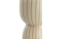 Light & Living Kruk Ø28 5x42 Cm FINCA Keramiek Mat Zand+bruin