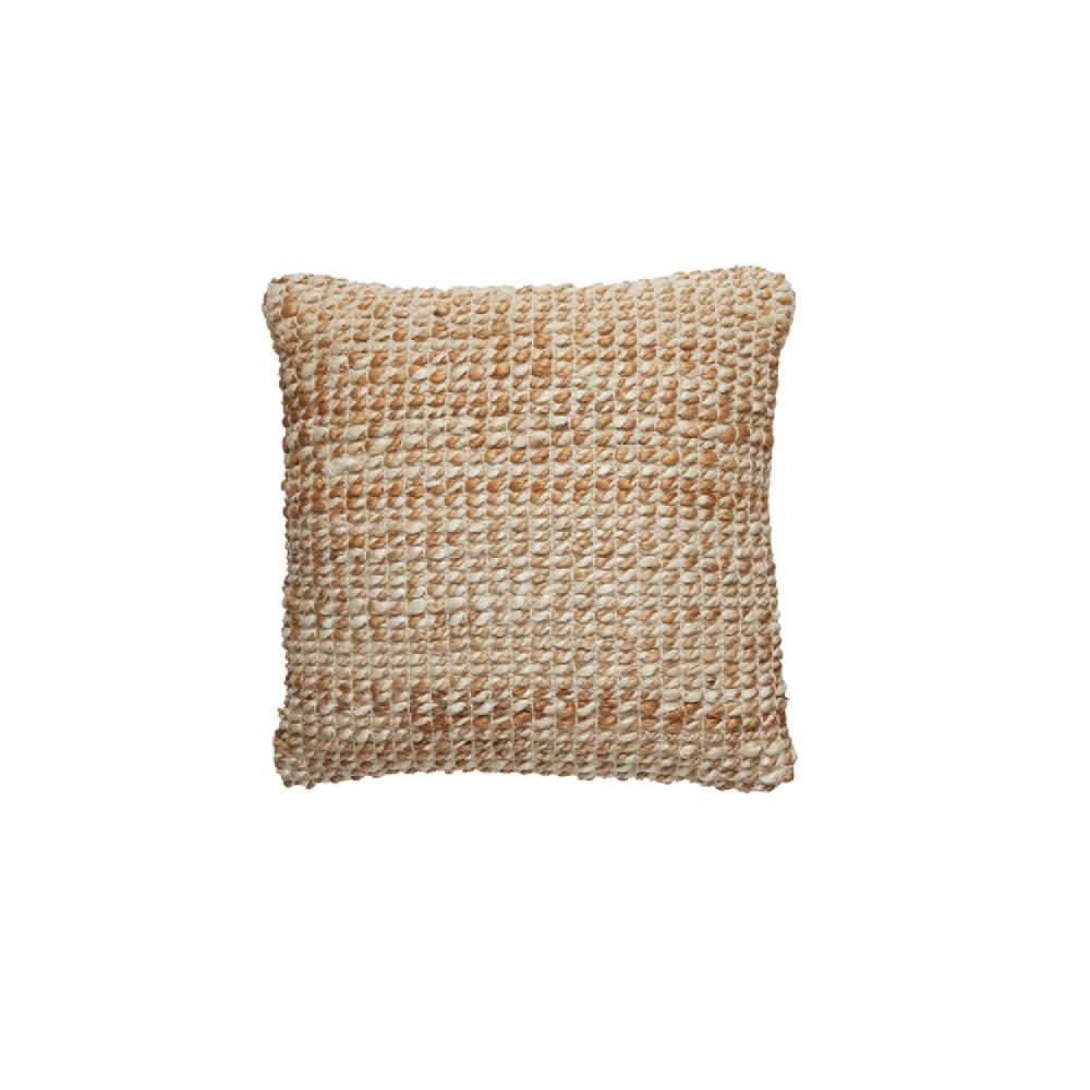 light & living Kussen 45x45 cm JOLITA jute naturel-bruin