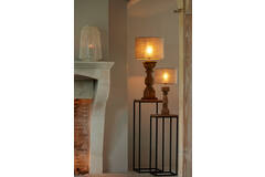 Light & Living Lampvoet 10x10x47 Cm CUMANI Hout Weather Barn