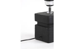 Light & Living Lampvoet 12 5x12 5x24 5 Cm AMTA Keramiek Zwart