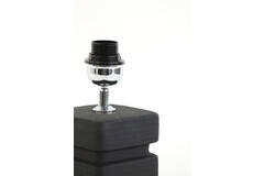 Light & Living Lampvoet 12 5x12 5x24 5 Cm AMTA Keramiek Zwart