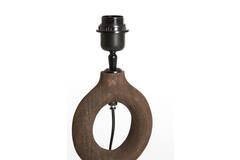 Light & Living Lampvoet 12x16x39 Cm SABULI Hout Mat Donker Bruin