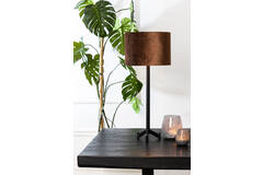 Light & Living Lampvoet 15 5x15 5x50 Cm DENNIS Mat Zwart