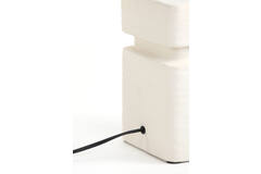 Light & Living Lampvoet 16x16x32 Cm AMTA Keramiek Crème