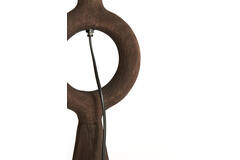 Light & Living Lampvoet 17x20x57 Cm SABULI Hout Mat Donker Bruin