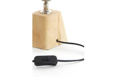 Light & Living Lampvoet 18x13x15 Cm KARDAN Hout Mat Naturel