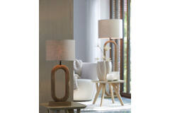 Light & Living Lampvoet 20x12x44 Cm PACECO Hout Mat Naturel