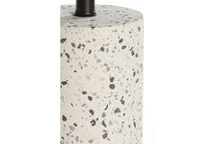 Light & Living Lampvoet Ø11 5x41 Cm RANDY Terrazzo Wit+mat Zwart