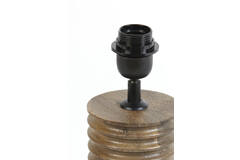 Light & Living Lampvoet Ø11x25 Cm MAURO Hout Mat Bruin